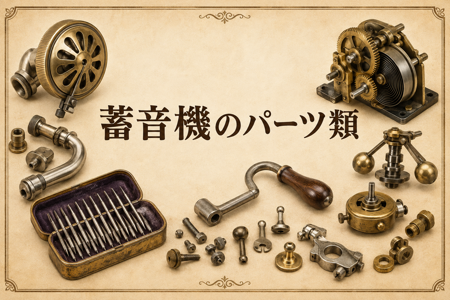 《蓄音機のパーツ類》